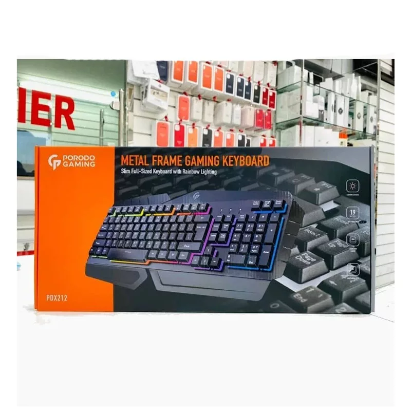 کیبورد گیمینگ پرودو مدل Metal Frame