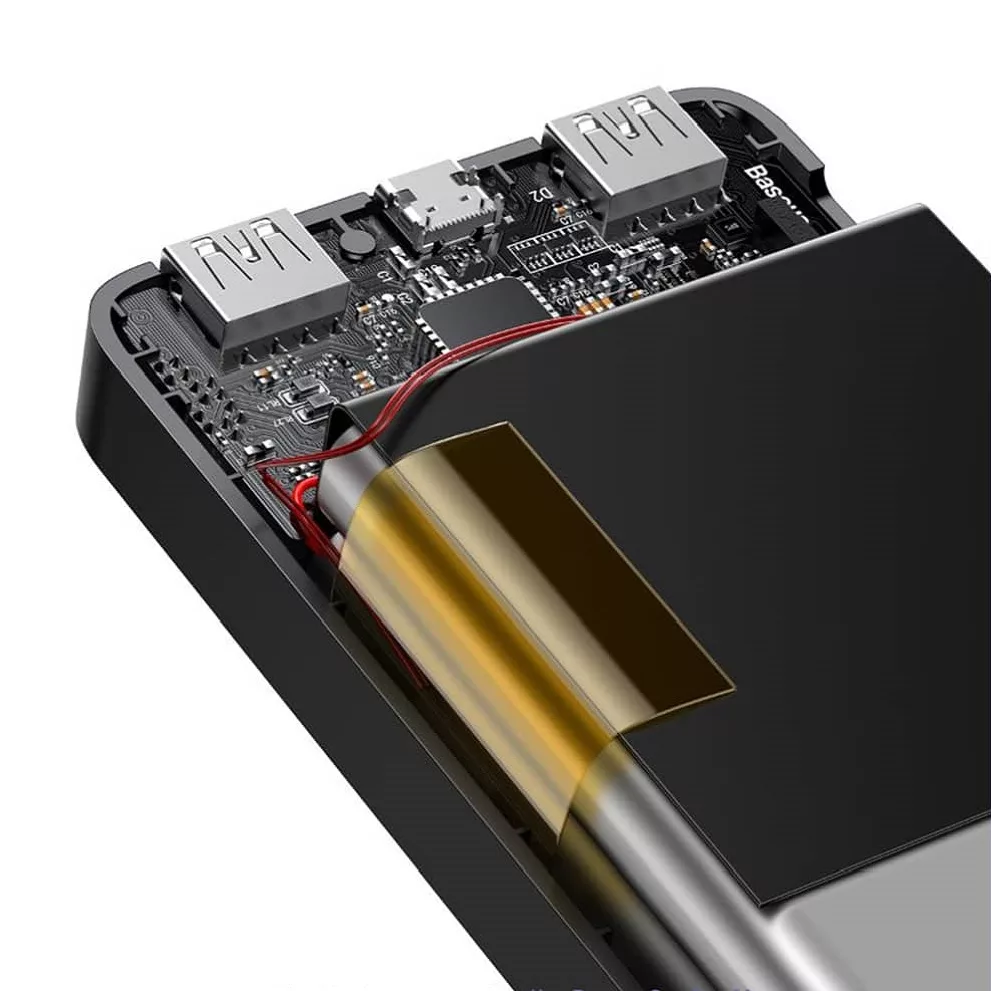 پاوربانک بیسوس مدل PPMDL-I01 ظرفیت 10000میلی آمپر ساعت