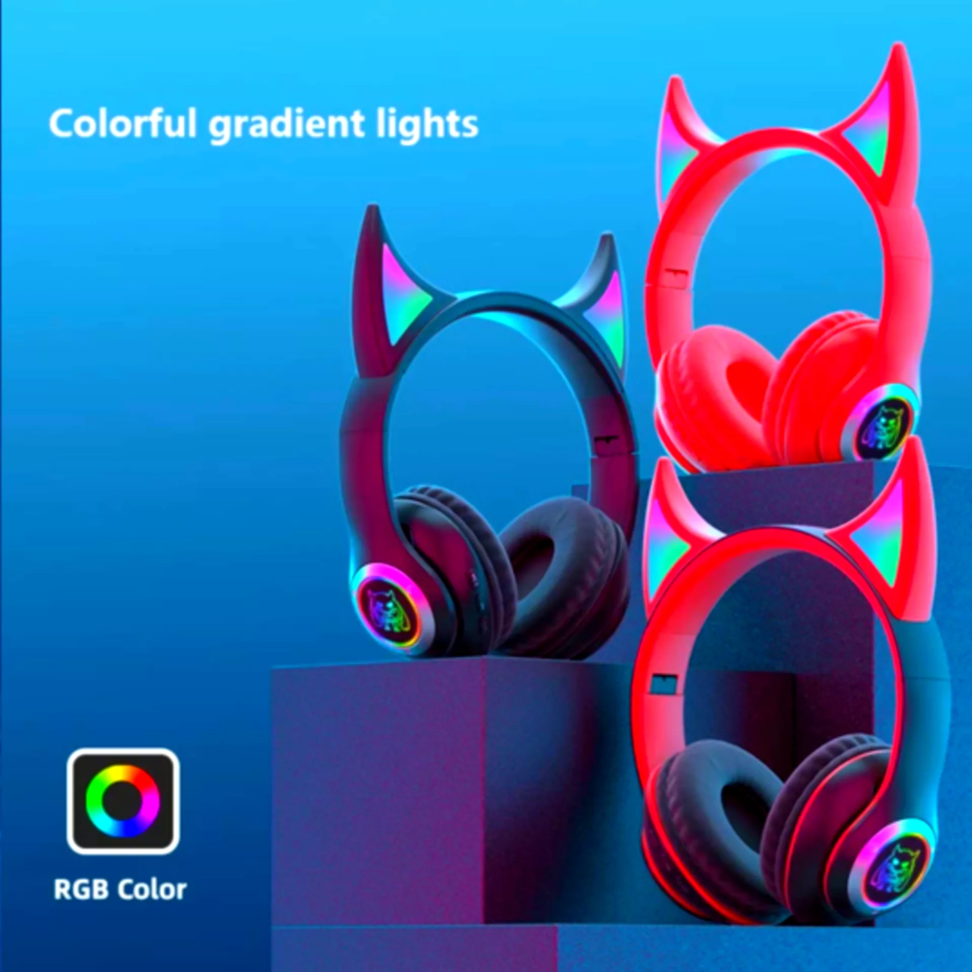 هدفون بی سیم مدل کت دیزاین  کد STN-25 N2023