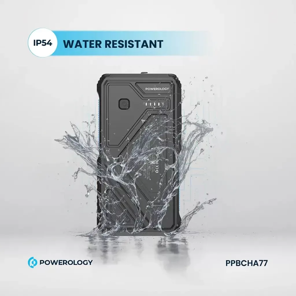 پاوربانک پاورولوجی مدل PPBCHA77 ظرفیت 27000 میلیآمپر ساعت