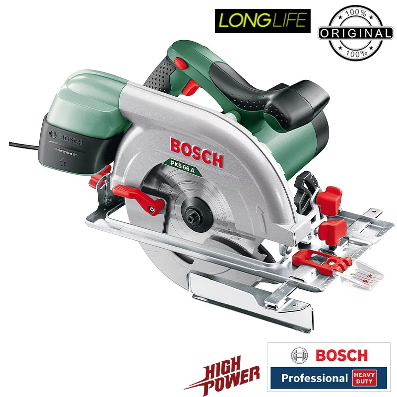 اره دیسکی بوش مدل فوق هوشمند کد PKS 66 A - 1600W