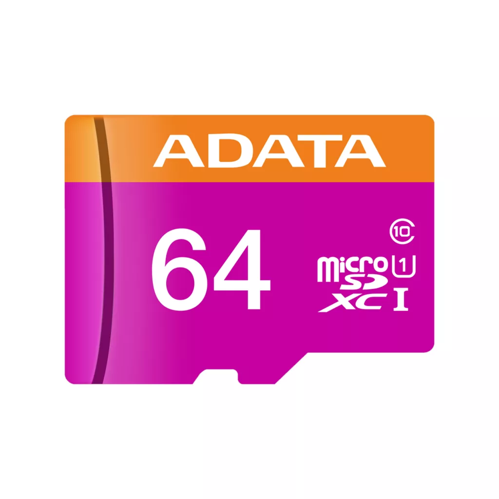 کارت حافظه‌ microSDXC ای دیتا مدل Premier کلاس 10 استاندارد UHS-I U1 سرعت 80MBps ظرفیت 64 گیگابایت به همراه آداپتور SD