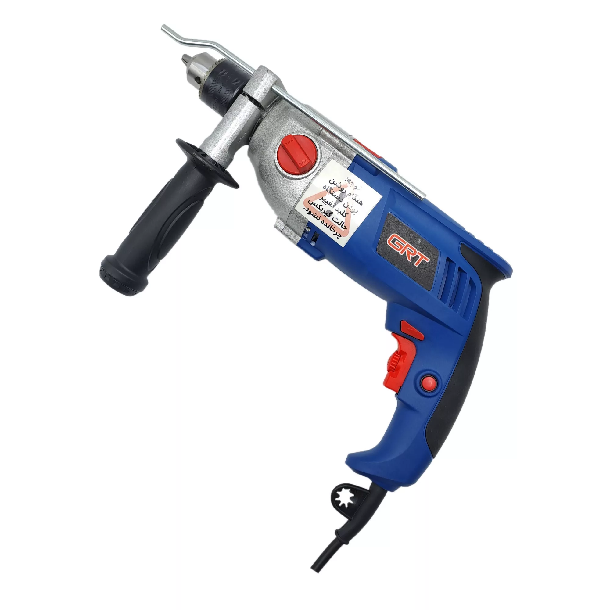 دریل چکشی صنعتی گیربکسی جی آر تی مدل G2007