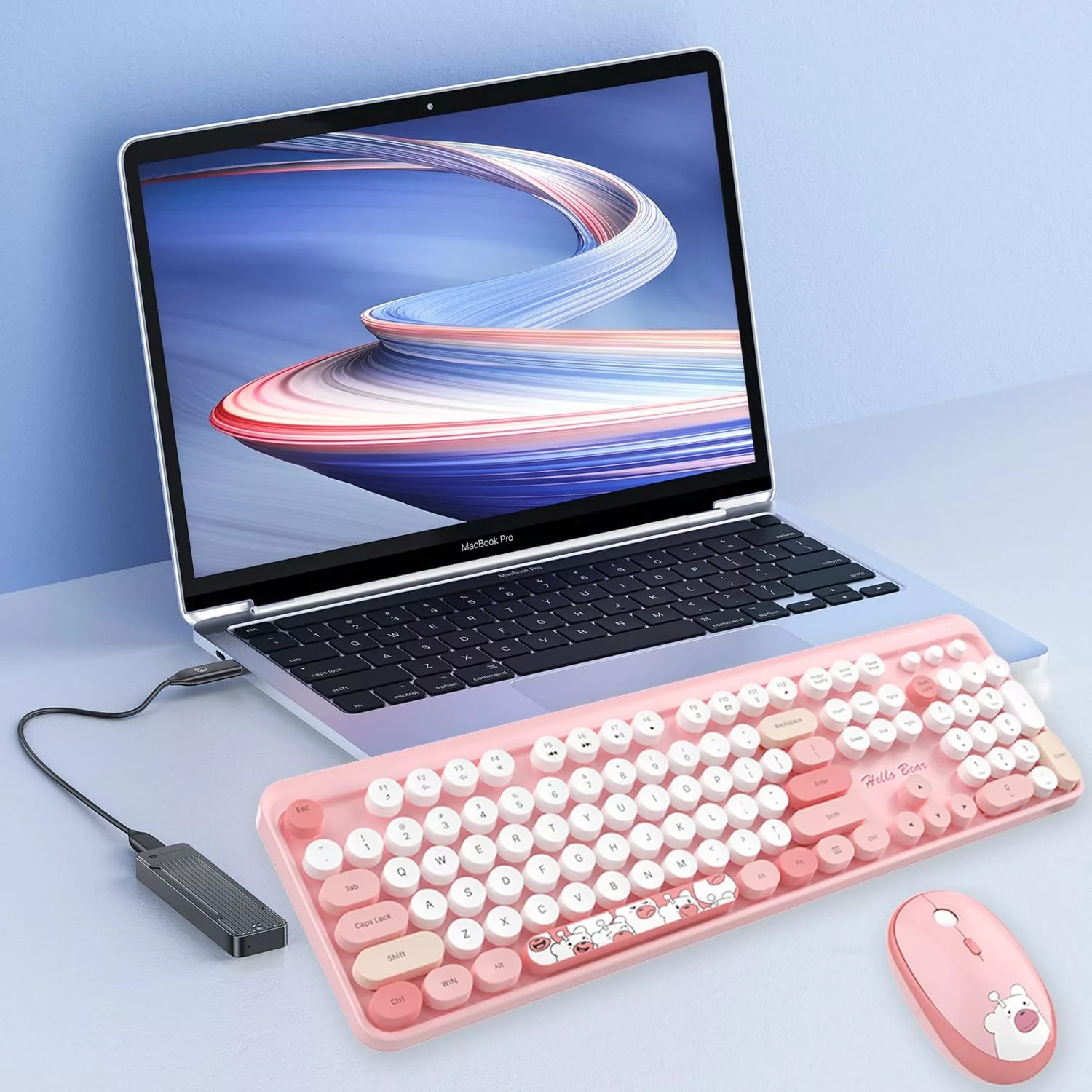 کیبورد و ماوس بی سیم کوتتسی مدل 84021