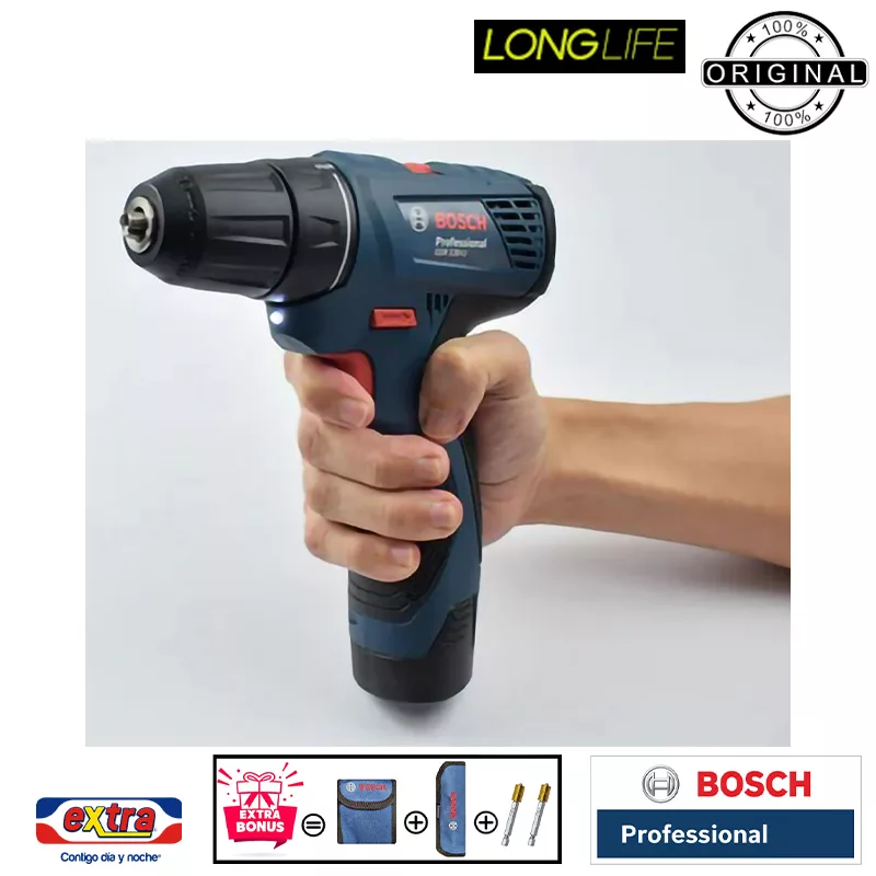 مجموعه دو عددی دریل و بکس شارژی بوش مدل فوق حرفه ای GDR 120 LI + GSR 120 LI