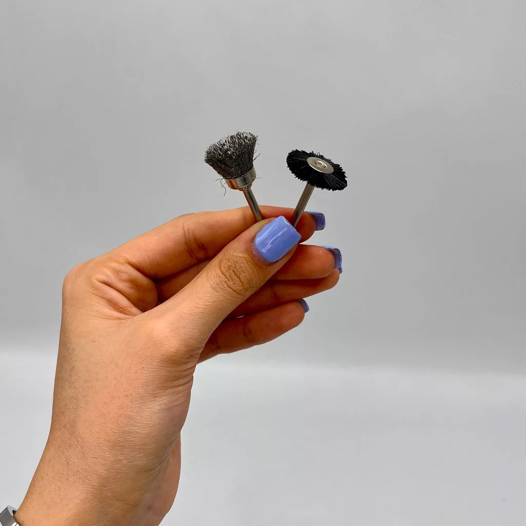 لوازم پرداخت و پولیش کاری مینیاتوری مدل jt-105 مجموعه ۱۰۵ عددی