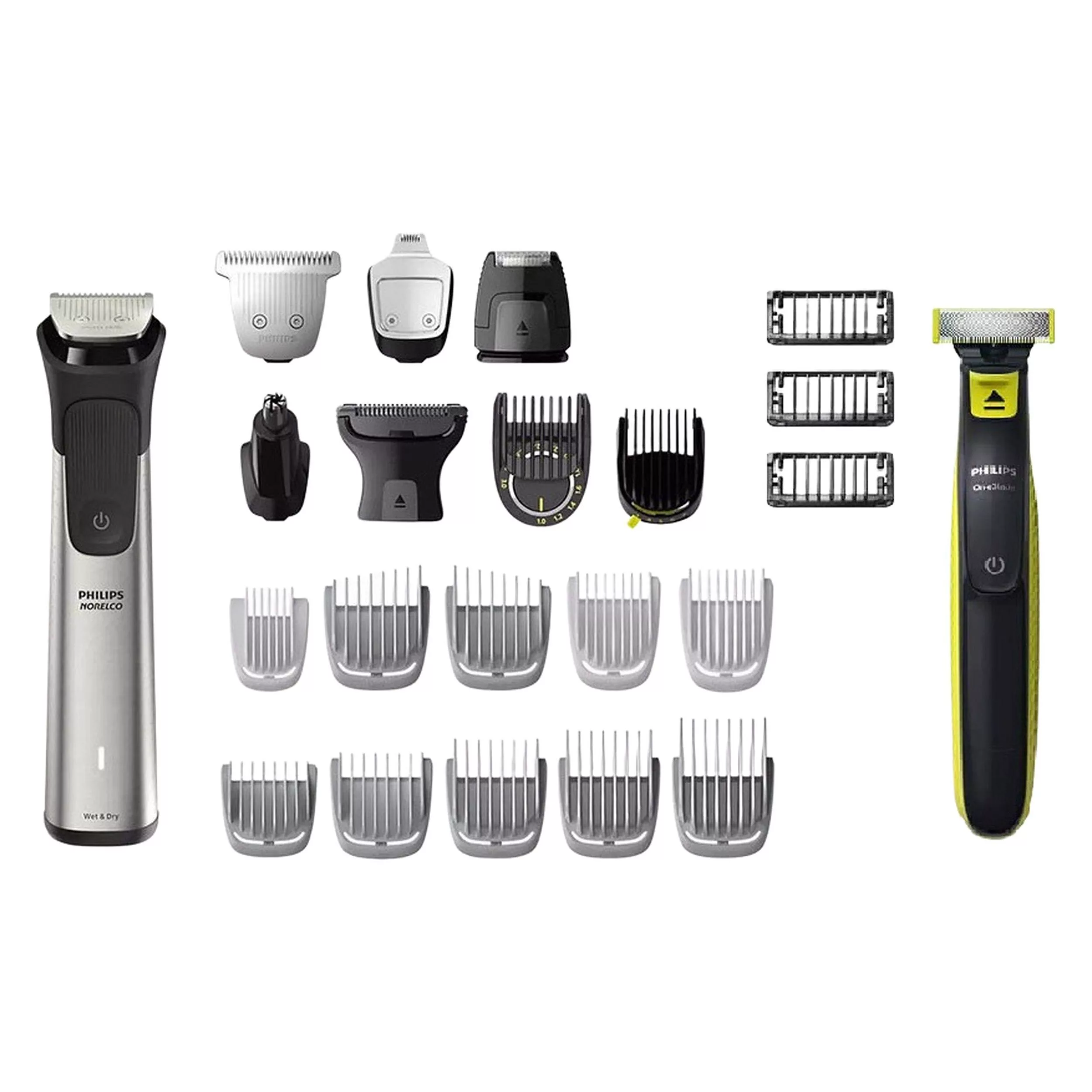 ست ماشین اصلاح موی صورت و بدن فیلیپس مدل MG9510 به همراه ماشین اصلاح وان بلید