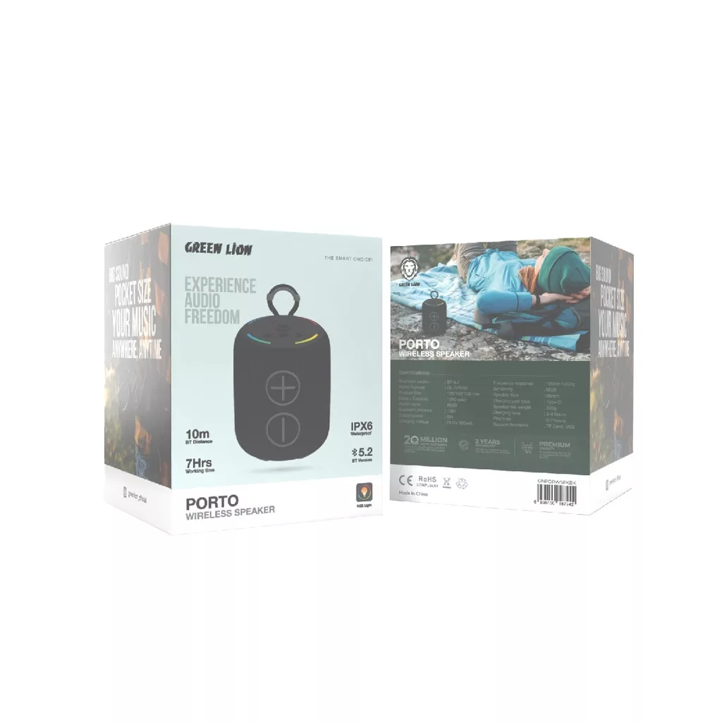 اسپیکر بلوتوثی قابل حمل گرین لاین مدلPorto Wireless Speaker