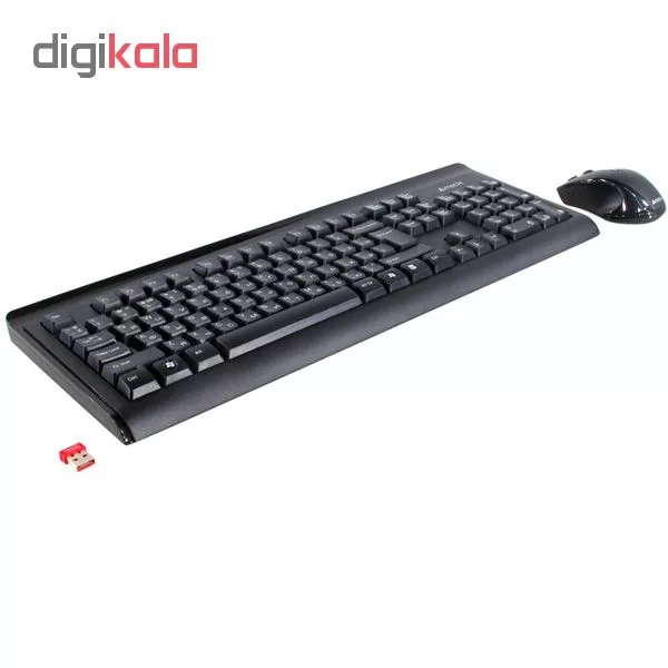 کیبورد و ماوس بی سیم ای فورتک مدل 6100F