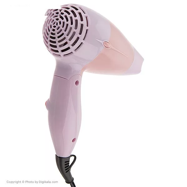 سشوار مسافرتی نوا مدل N-662، موتور DC، با توان مصرفی 1000 وات، دارای فناوری تولید یون، دسته‌ی تاشو، با حالت حجم‌دهنده، وزن 160 گرم، تنظیم حرارت 3 حالته و کنترل سرعت 2 حالته، یک عدد سری متمرکز‌کننده