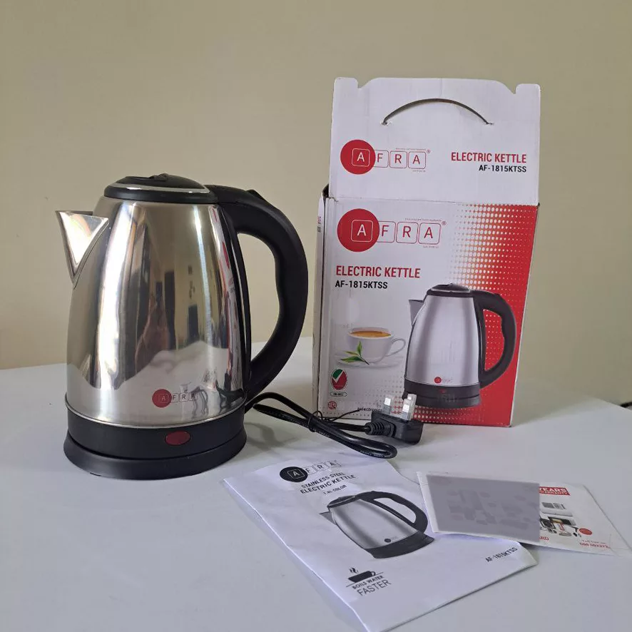 کتری برقی افرا مدل AF-1815KTSS گنجایش 1.8 لیتر