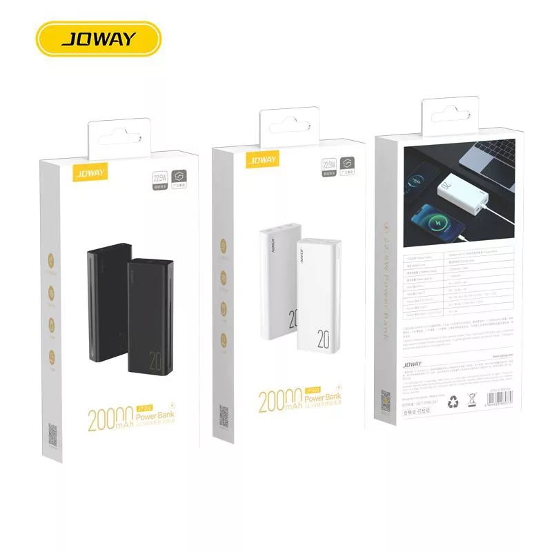 پاور بانک جووی مدل JP-302 ظرفیت 20000 میلی آمپرساعت