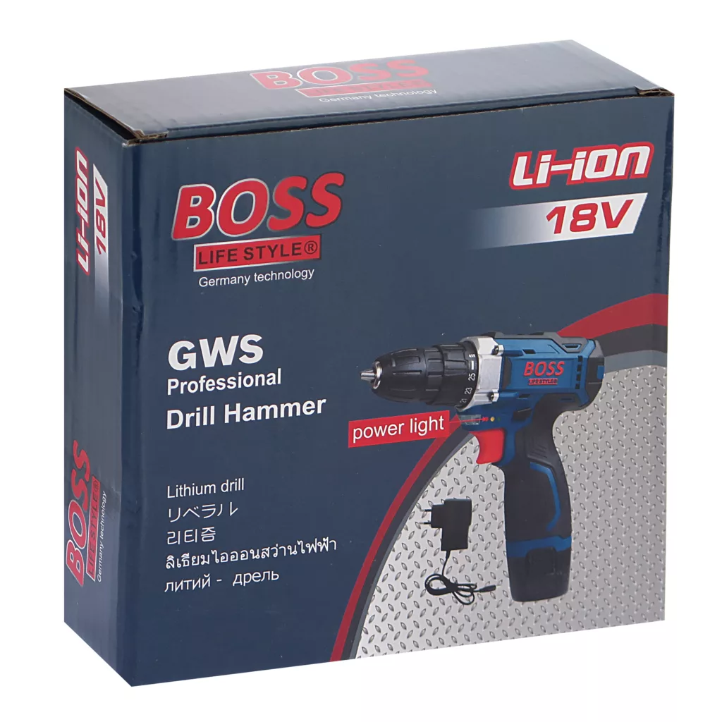 دریل پیچ گوشتی شارژی باس مدل 18V-Li