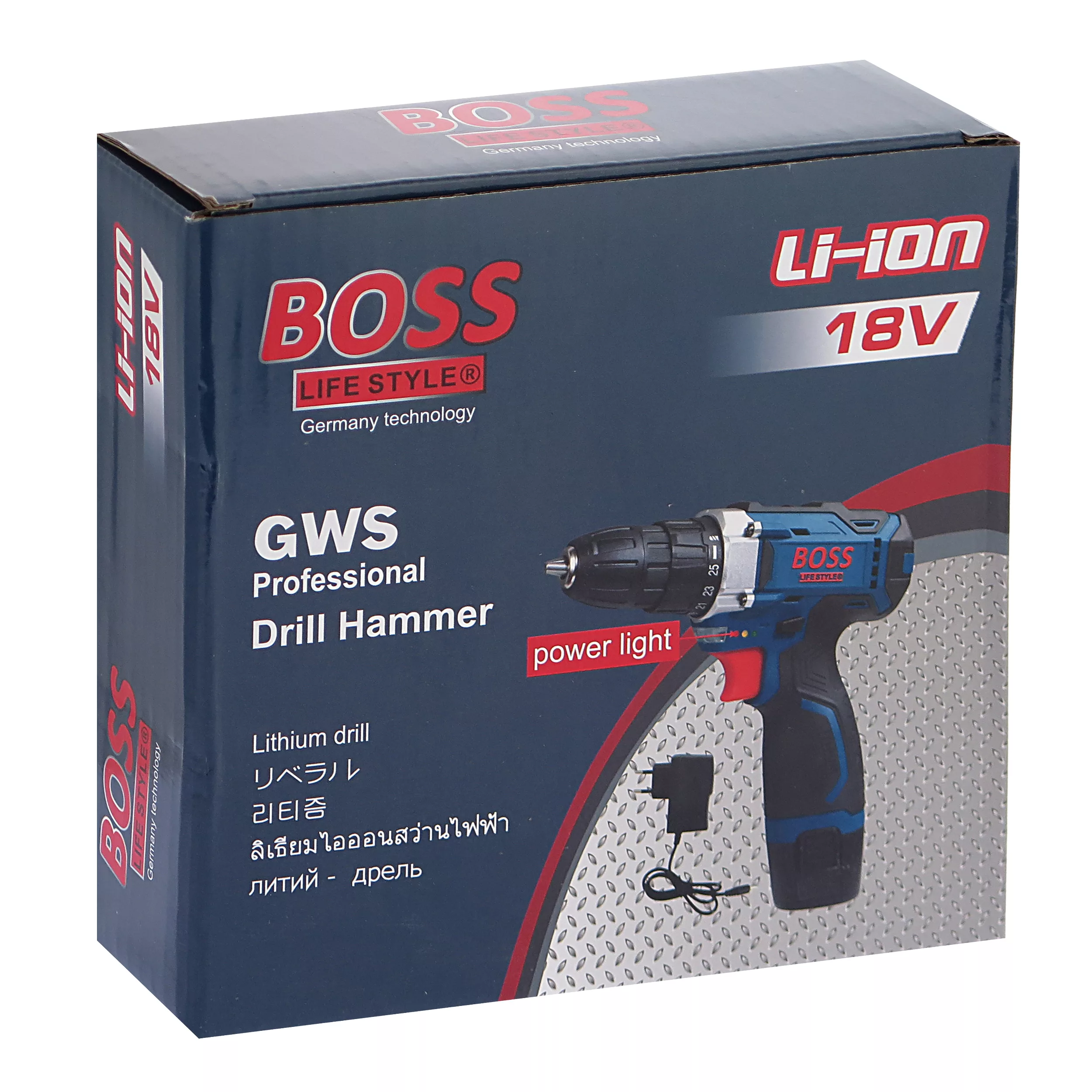 دریل پیچ گوشتی شارژی باس مدل 18V-Li