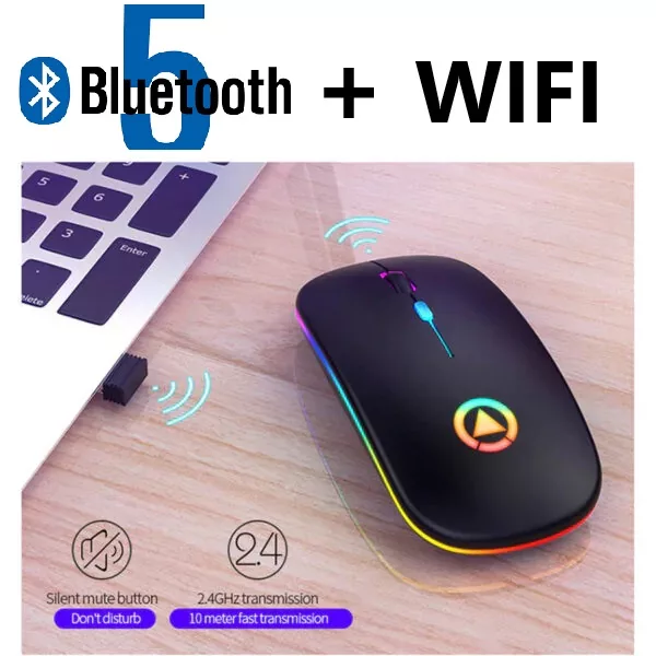 ماوس بی سیم مدل  A2RGB BT5.4 WIFI