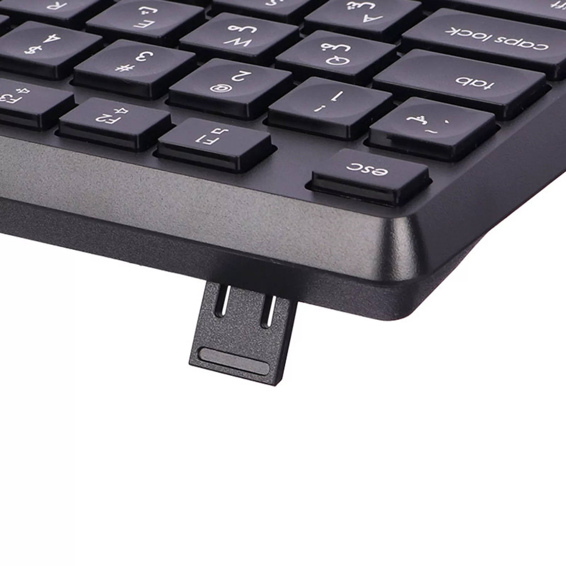 کیبورد و ماوس هترون مدل HKC215، سوییچ ممبران، Full-size