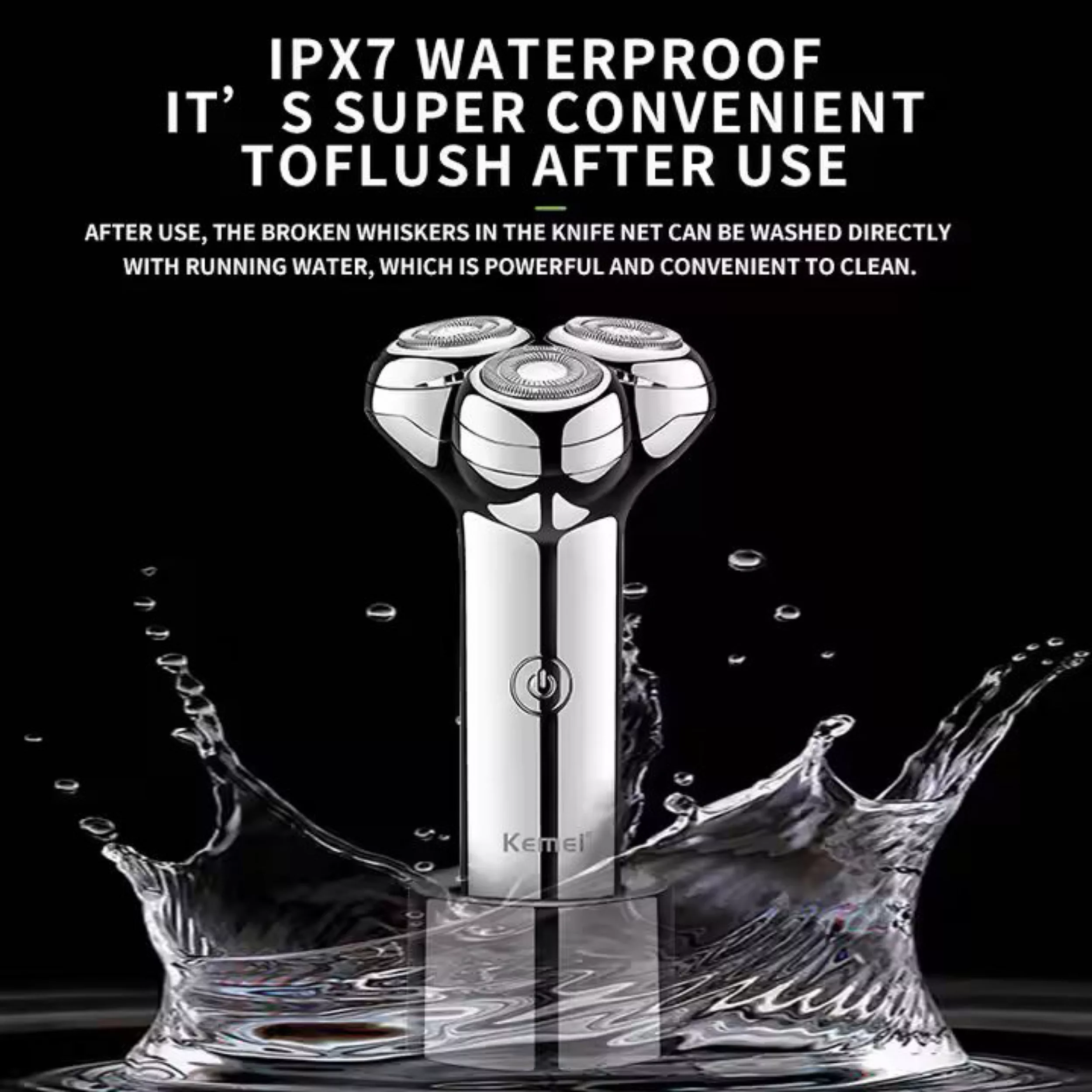 ماشین اصلاح موی صورت شارژی کیمی مدل KM-T08