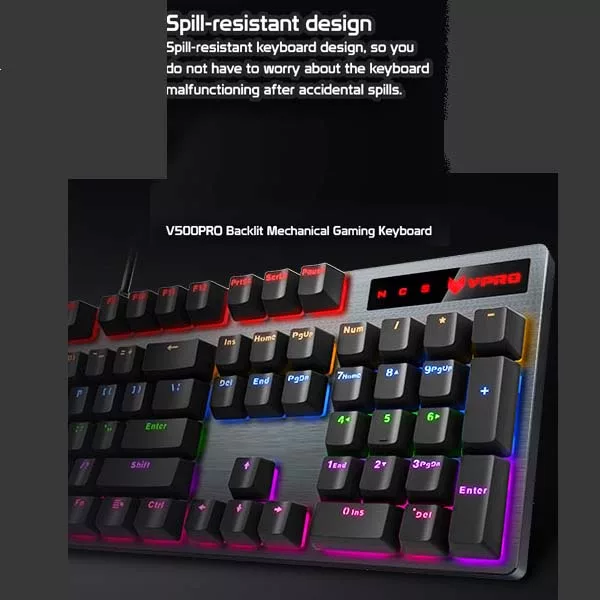 کیبورد بیسیم رپو مدل V500PRO