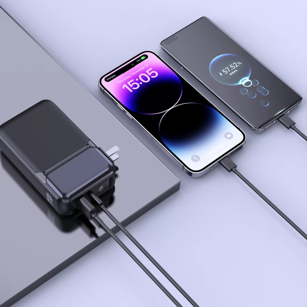 پاوربانک پارمپ مدل PBF-PL20000 22.5W ظرفیت 20000 میلی آمپر ساعت