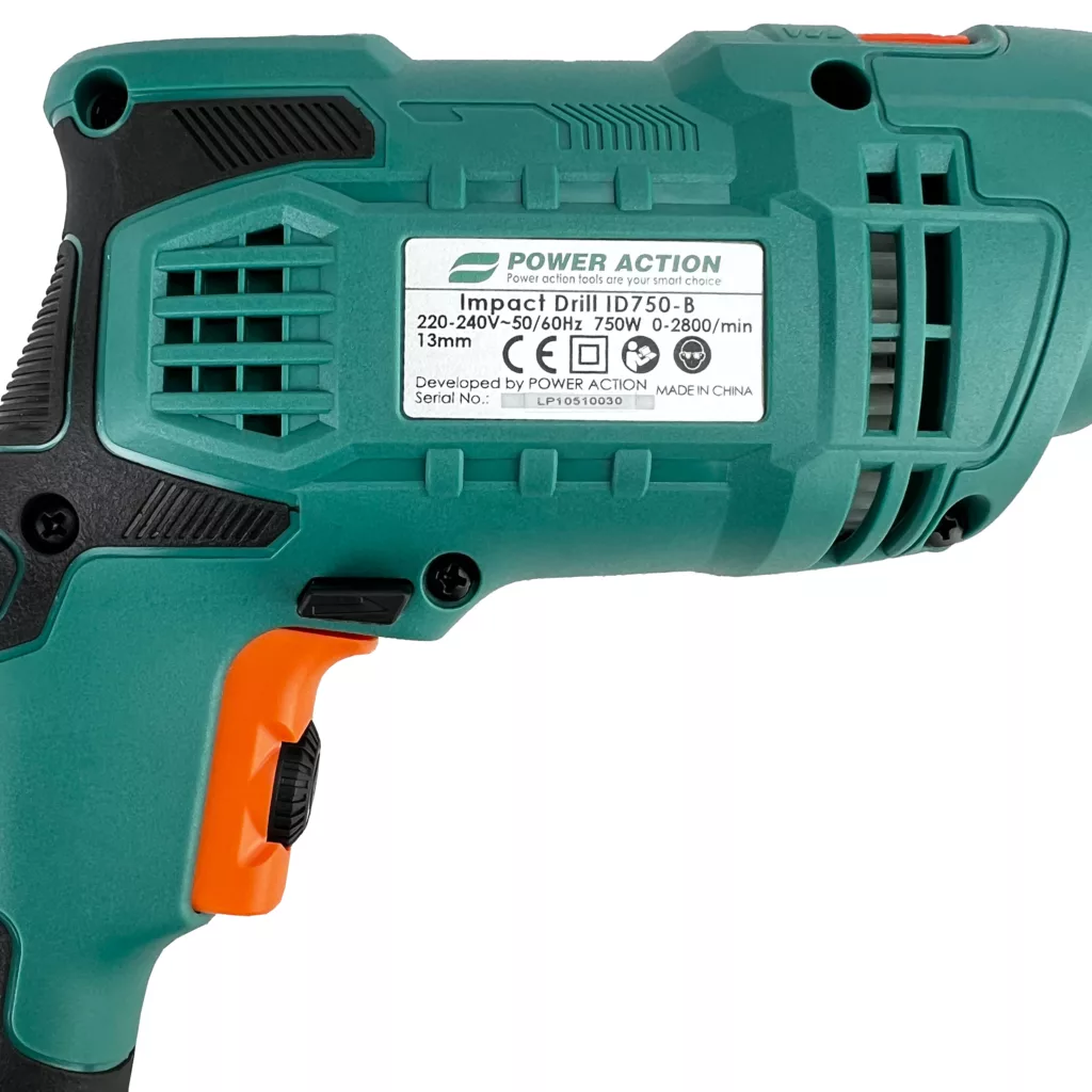 دریل چکشی پاور اکشن مدل ID 750-B مجموعه 28 عددی