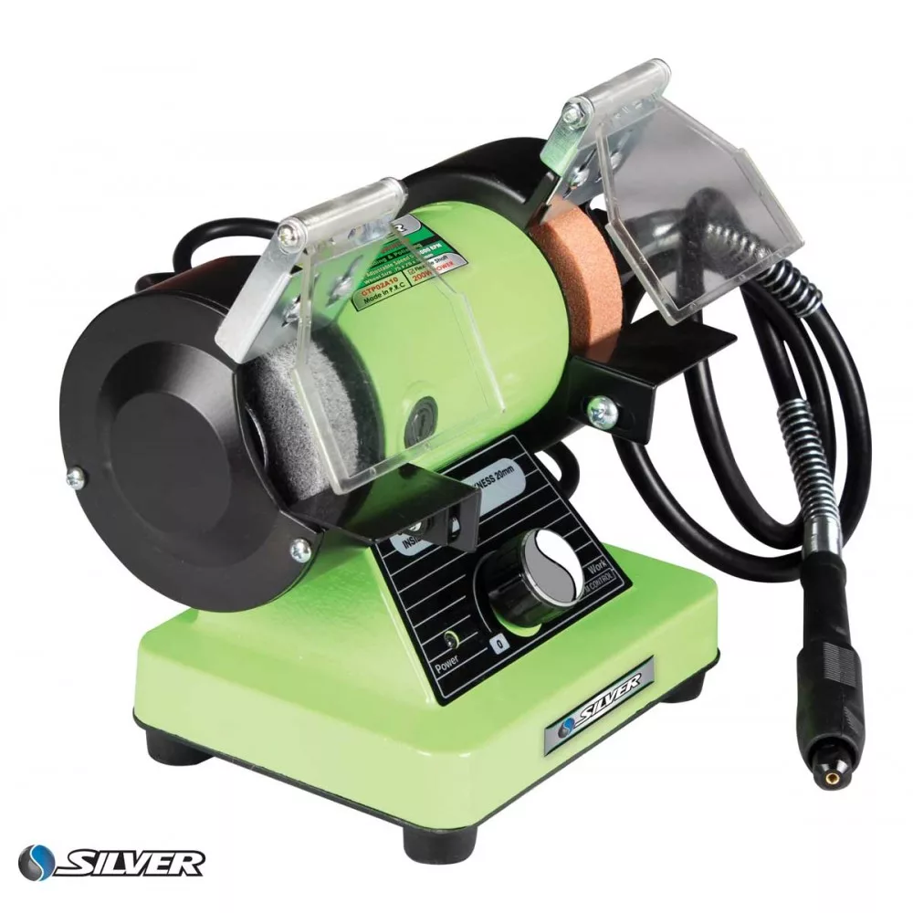 سنگ رومیزی سیلور مدل GTBN200W به همراه شلنگ خرطومی و سنگ یدکی