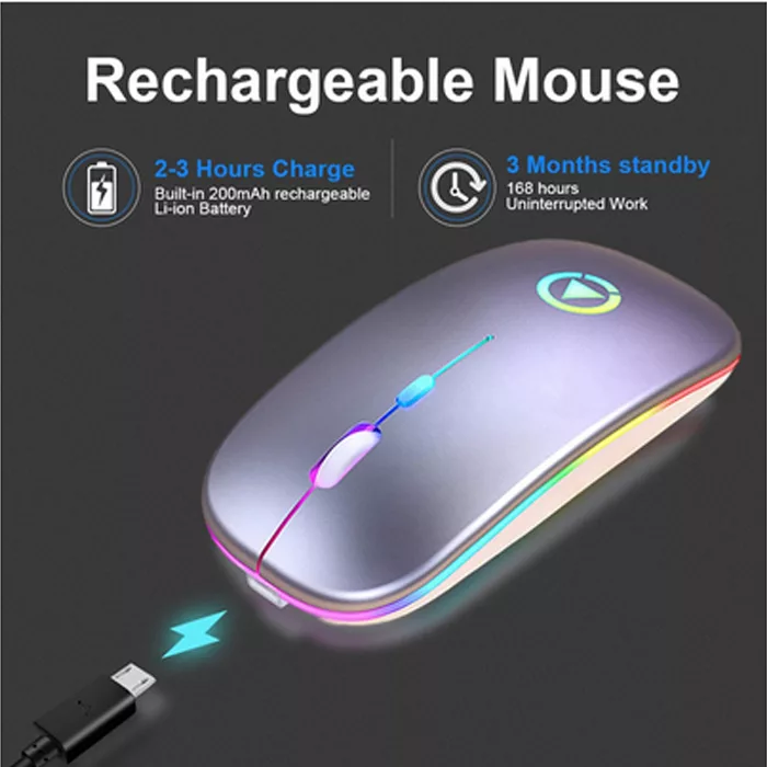 ماوس بی سیم مدل A2 RGB BT