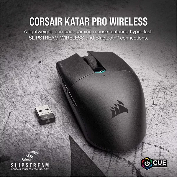 ماوس بی سیم مخصوص بازی کورسیر مدل KATAR PRO RGB WIRELESS