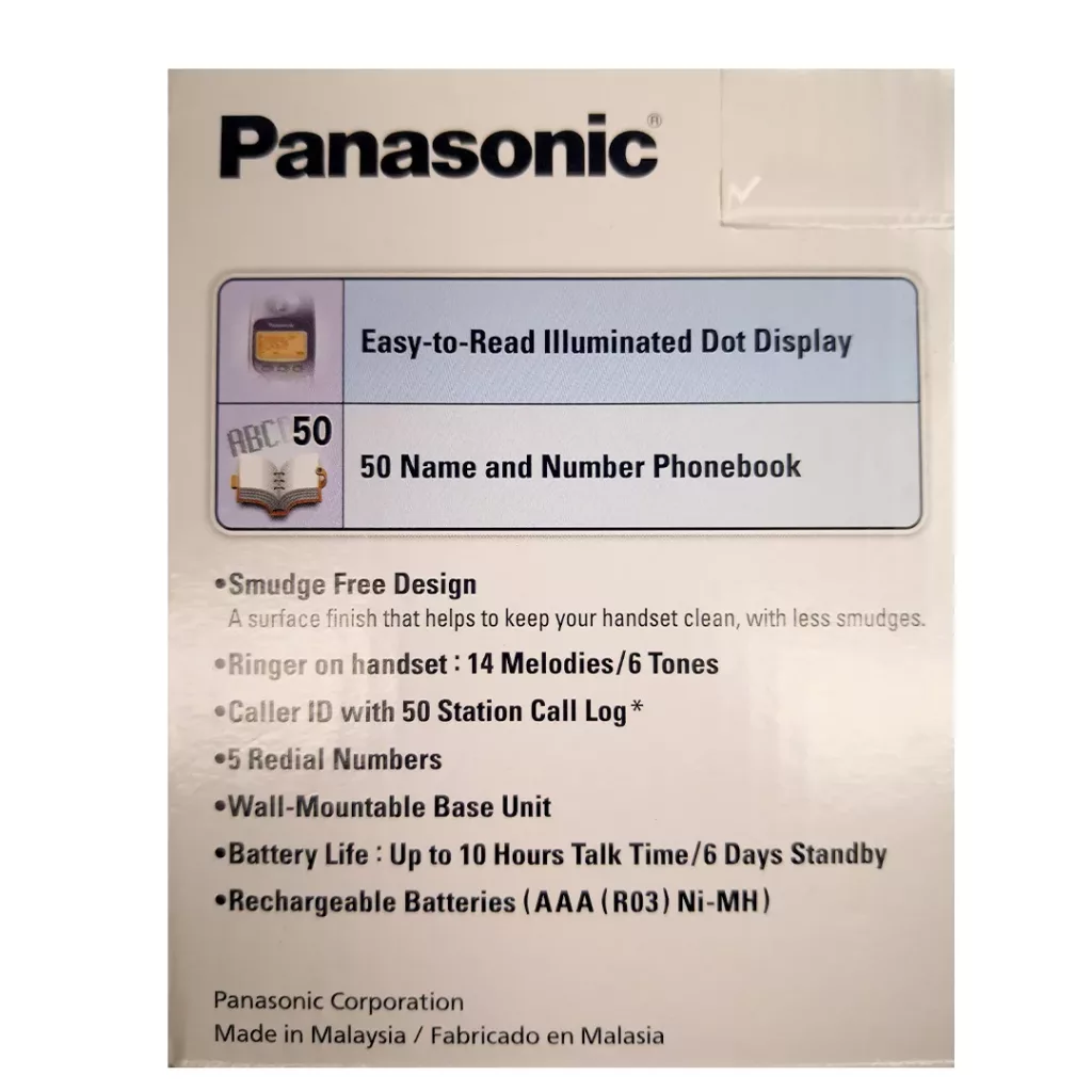 تلفن بی سیم پاناسونیک مدل KX-TG3411SX