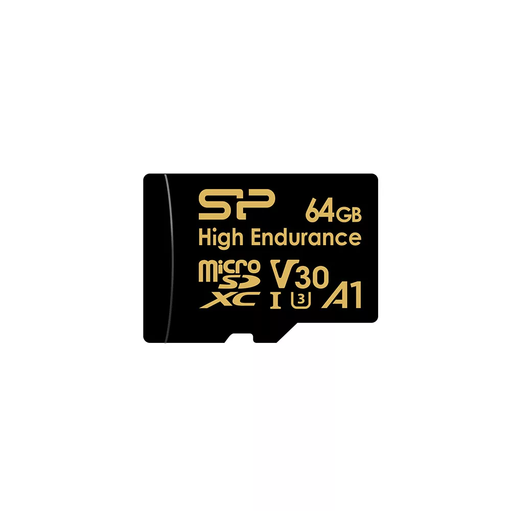کارت حافظه microSDHC سیلیکون پاور مدل Golden series Superior کلاس 10 استاندارد UHS-I U3 سرعت 100MBps ظرفیت 64 گیگابایت
