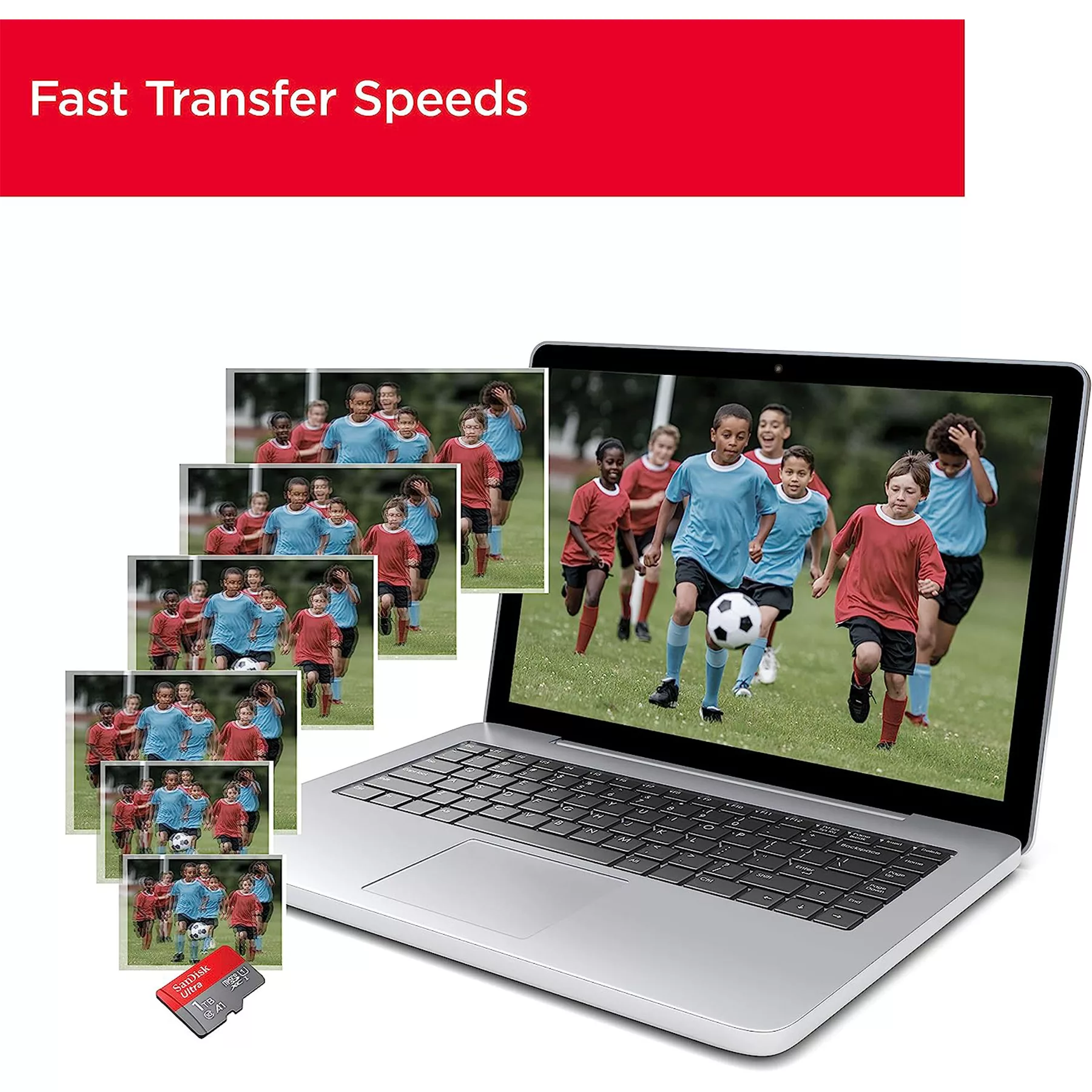 کارت حافظه microSDXC سن دیسک مدل Ultra A1 کلاس 10 استاندارد UHS-I سرعت 150MBps ظرفیت 512 گیگابایت