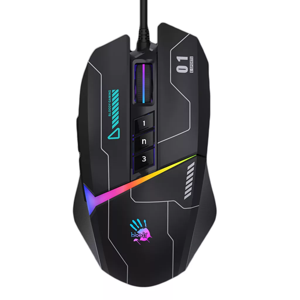 ماوس مخصوص بازی بلادی مدل W60 Max-RGB