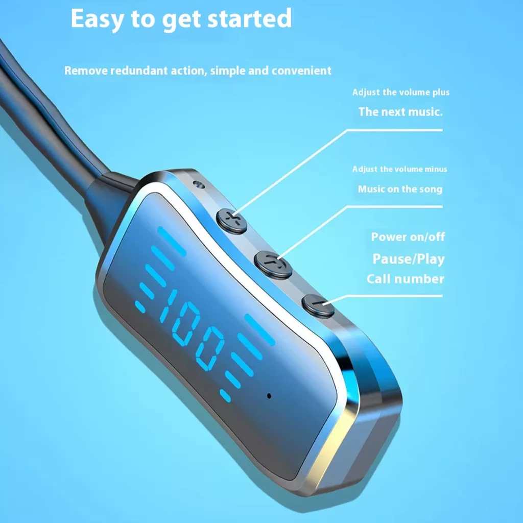 هدفون بلوتوثی اوفی مدل گردنی کد GHF-01