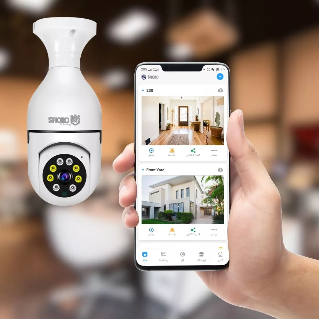 دوربین مداربسته تحت شبکه اسفیورد مدل SZM136