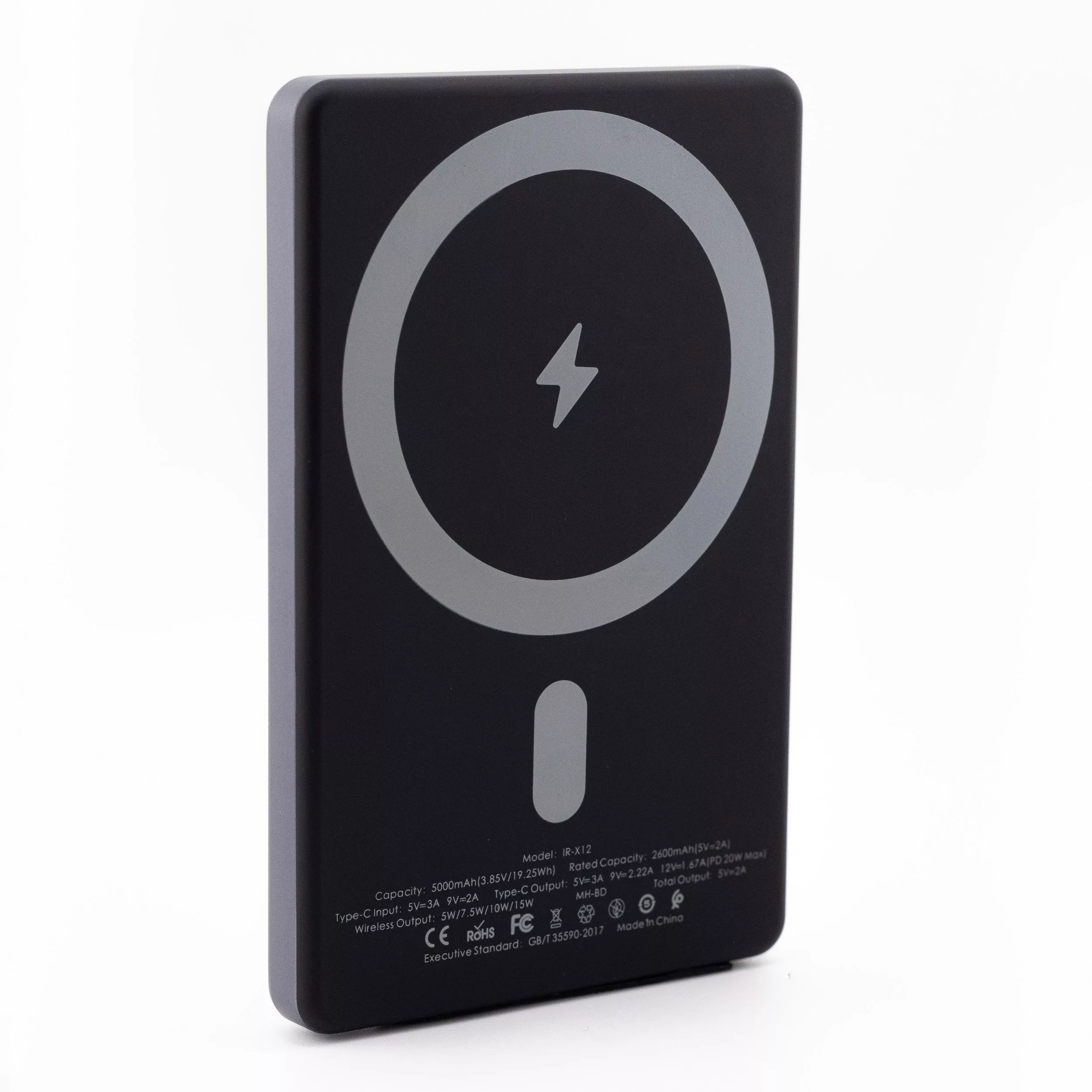 پاوربانک آیرنج طرح مگ سیف مدل IR- X12 ظرفیت 5000 میلی‌آمپرساعت