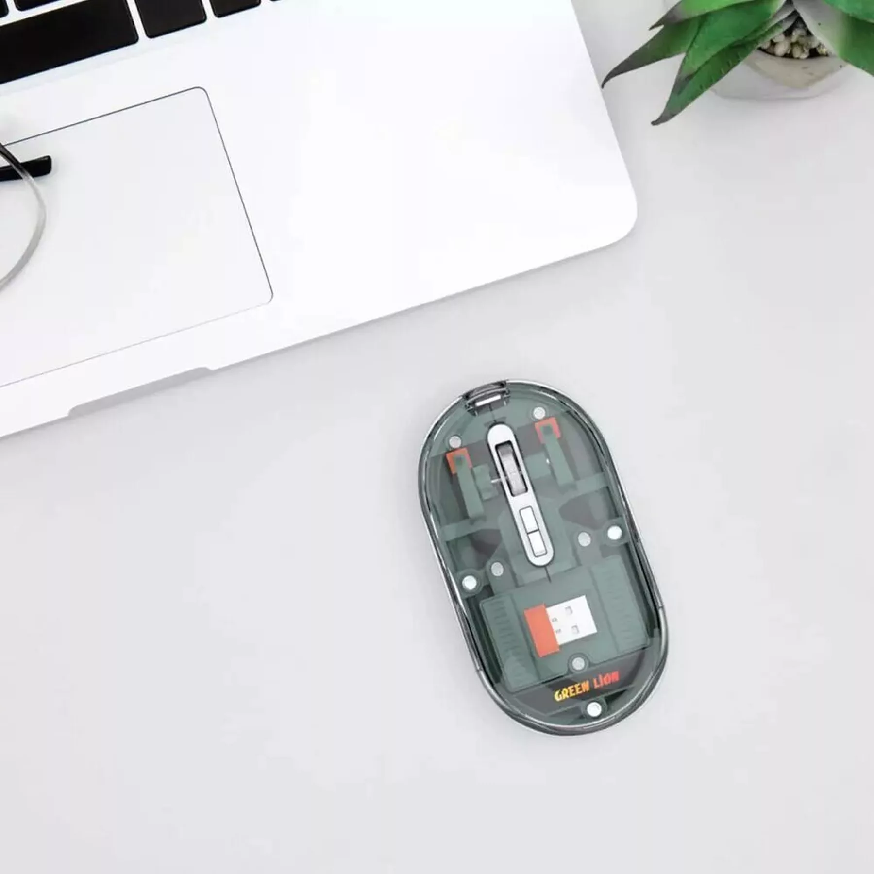 ماوس بی سیم گرین لاین مدل Transparent Mouse Lite