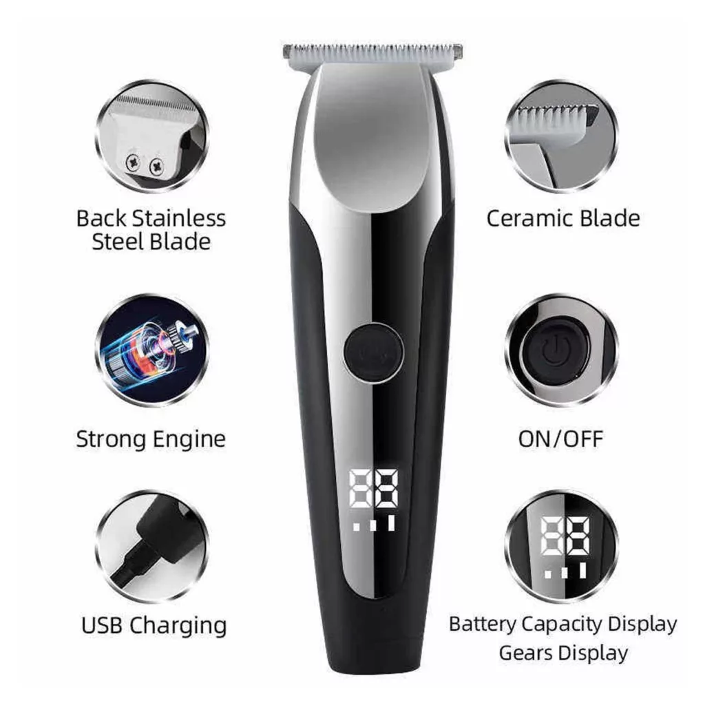 ماشین اصلاح موی سر و صورت وی جی ار مدل PROFESSIONAL V_059