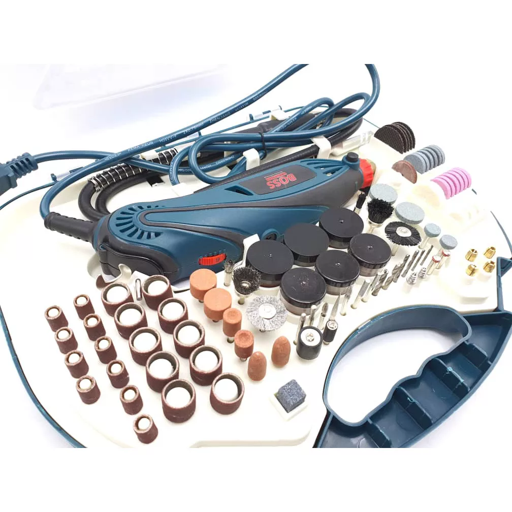 مجموعه 215 عددی فرز انگشتی مینیاتوری و حکاکی باس مدل DIE-GRINDER