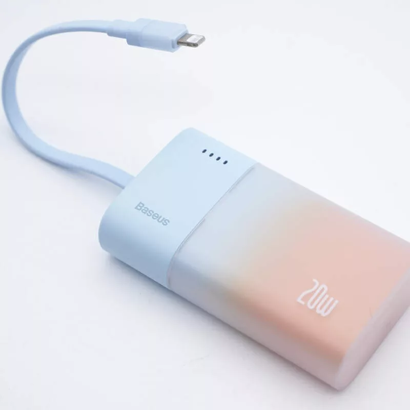 پاوربانک بیسوس مدل P10055601 ظرفیت 5200 میلی آمپر بر ساعت