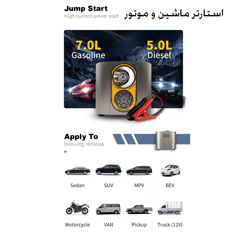 پاوربانک مدل p06 ظرفیت 126000 میلی امپر ساعت