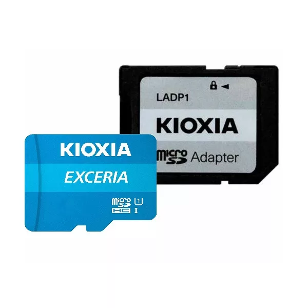 کارت حافظه‌ microSD کیوکسیا مدل کلاس 10 استاندارد 0-UHS-I U1 ظرفیت 64 گیگابایت به همراه آداپتور SD