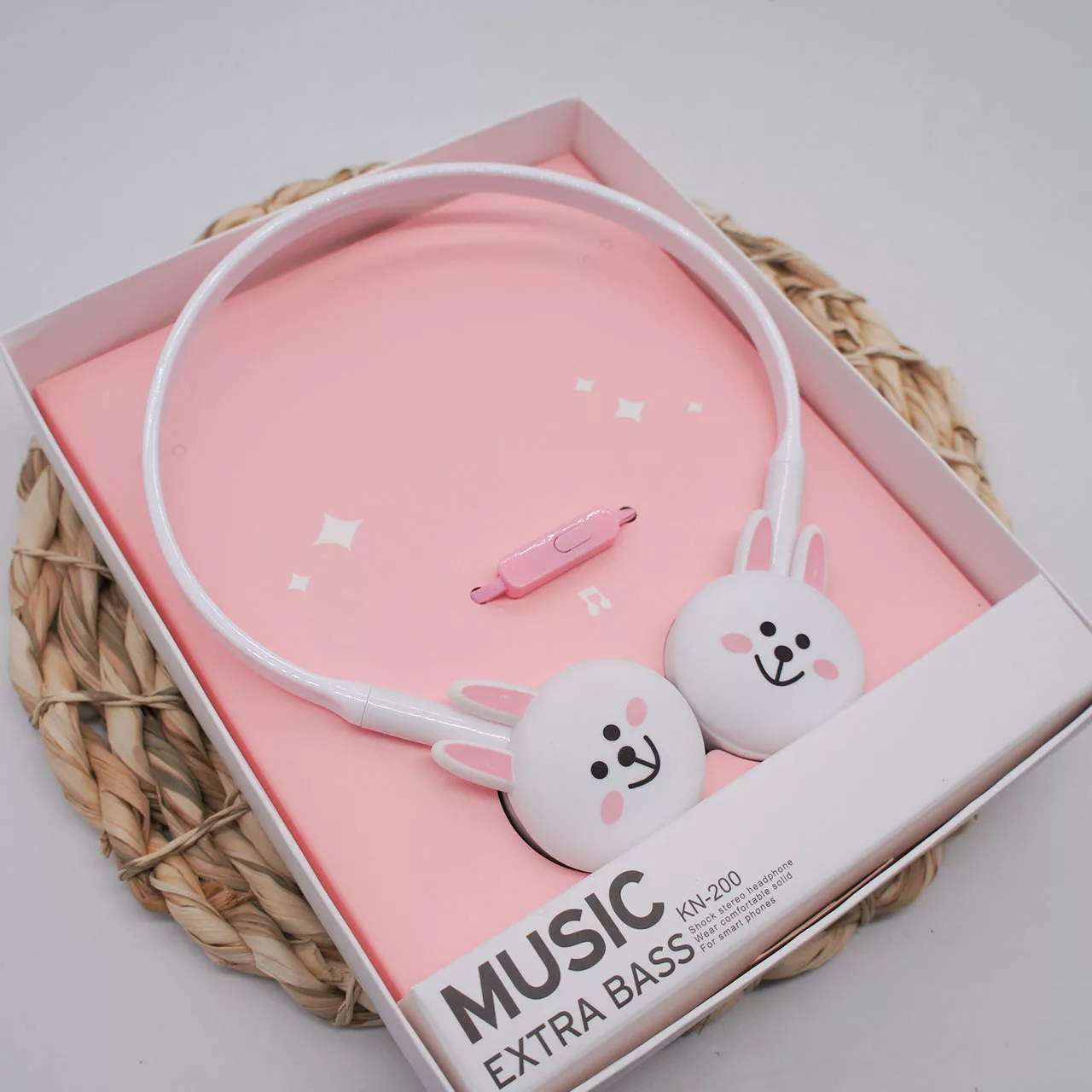 هدفون طرح فانتزی خرگوش مدل KN-200