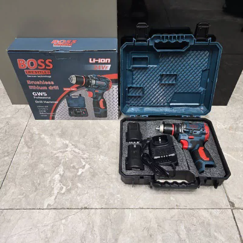 دریل باس شارژی مدل 24VOLT-BRUSHLESS-DUAL