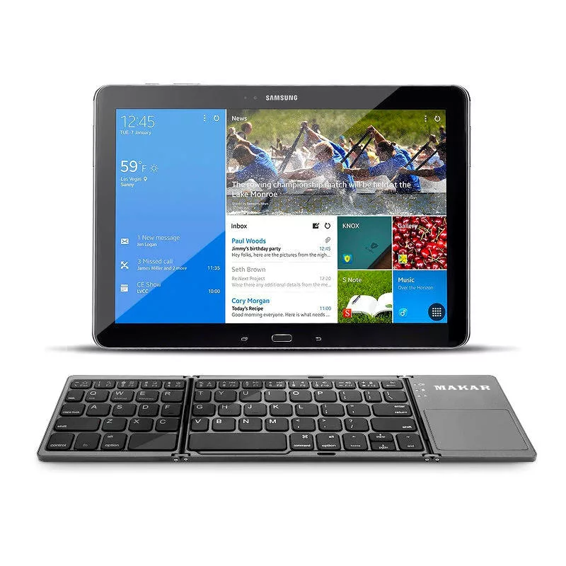 کیبورد تاشو ماکار مدل MK-WIRELESS-TOUCHPAD