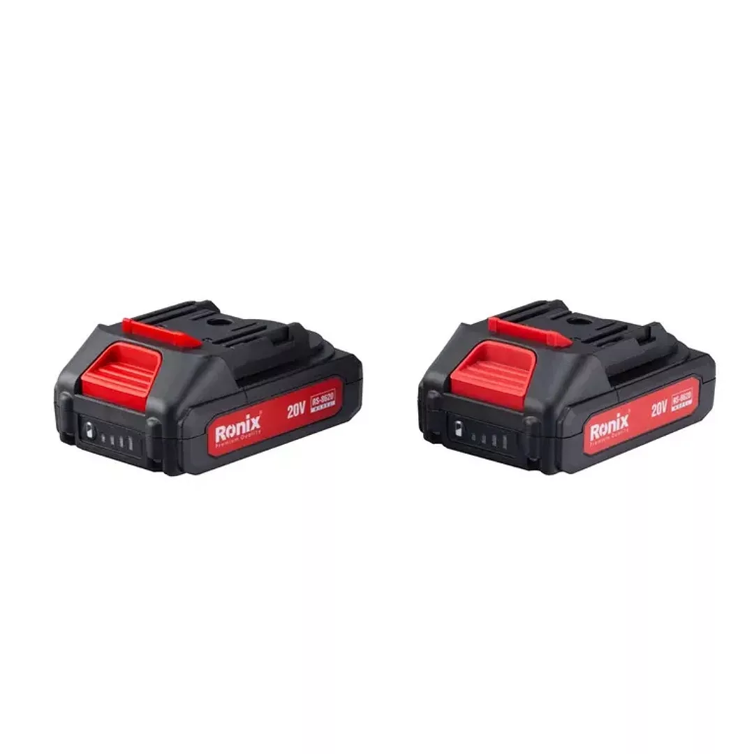 دریل چکشی سه نظام 10 میلی متری باتری 20 ولت رونیکس مدلRH_8620