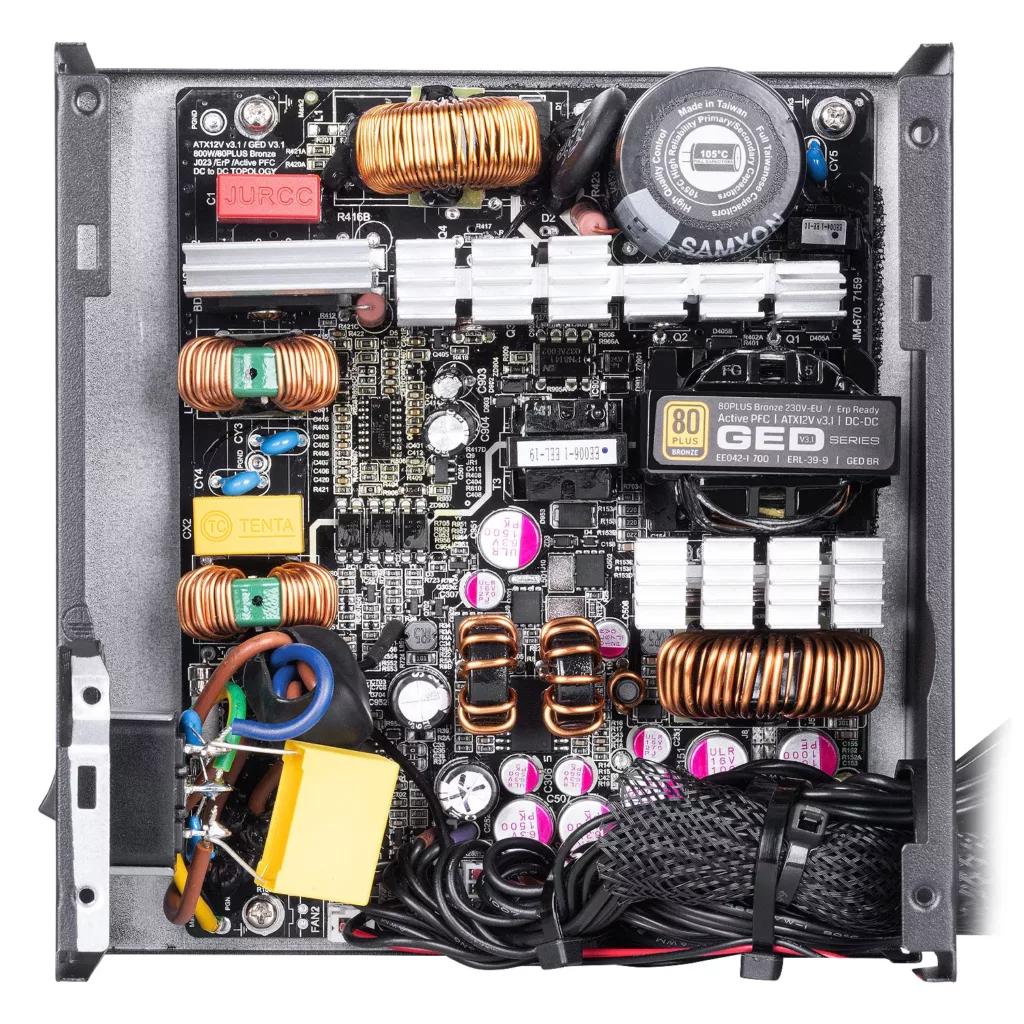 منبع تغذیه کامپیوتر 800W وات گرین مدل GP800A-GED V3.1 (ATX 3.1)