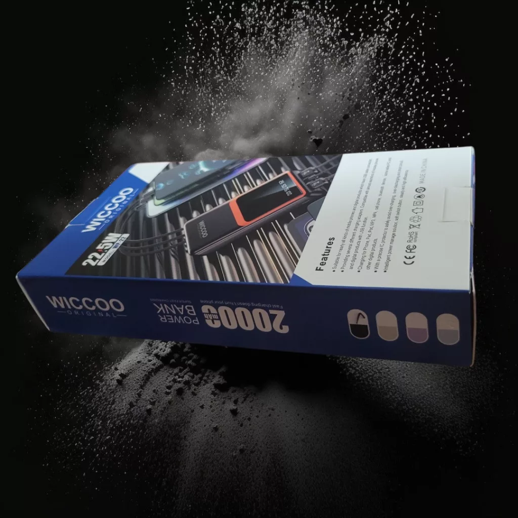 پاوربانک مدل WICC00-20000mah ظرفیت 20000 میلی آمپر ساعت