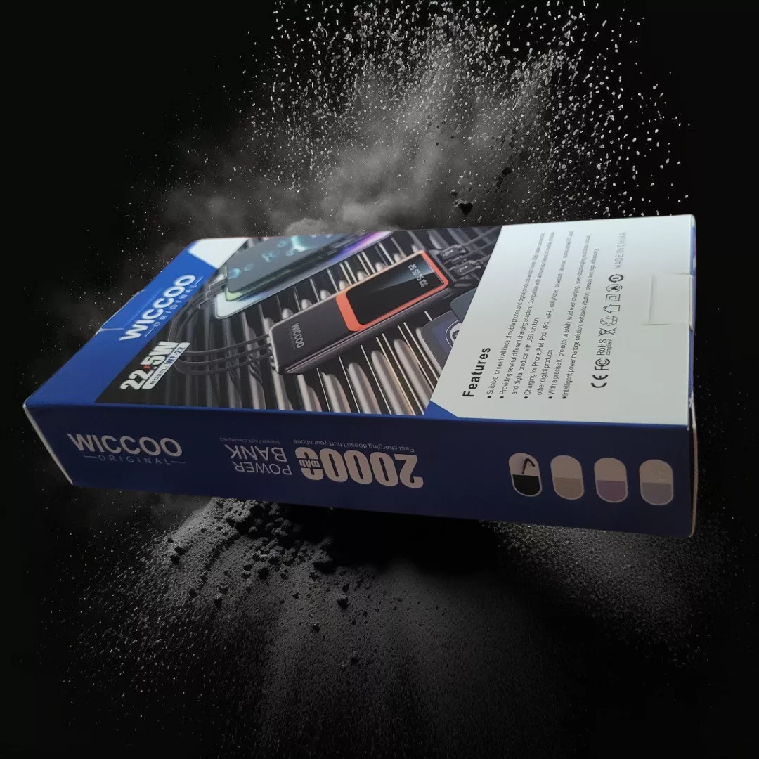 پاوربانک مدل WICC00-20000mah ظرفیت 20000 میلی آمپر ساعت