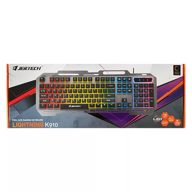 کیبورد مخصوص بازی جرتک مدل LIGHTNG K910