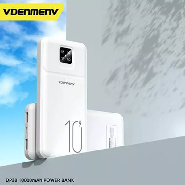 پاوربانک وی دنمن وی مدل DP38 ظرفیت 10000 میلی آمپر ساعت