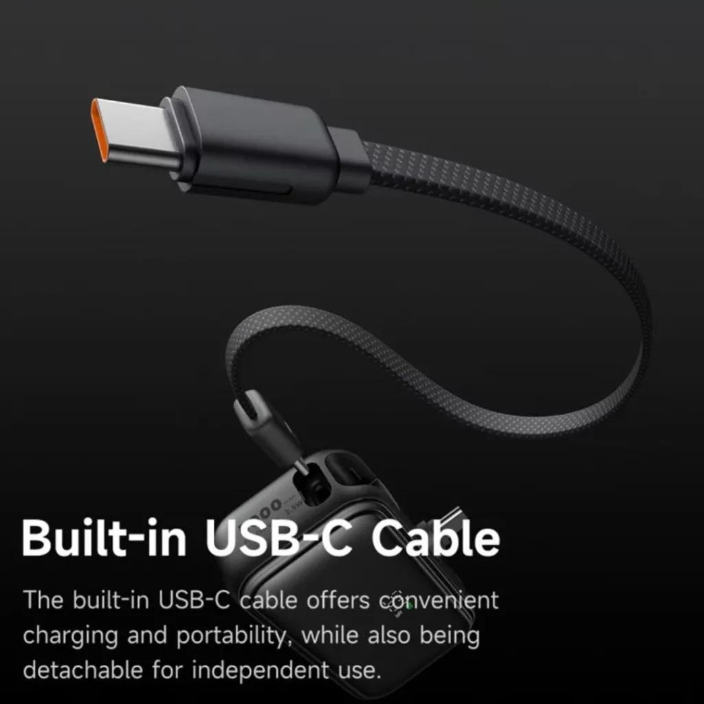 پاوربانک مک دودو مدل MC-7800 ظرفیت 5000 میلیآمپر ساعت به همراه کابل تبدیل USB-C